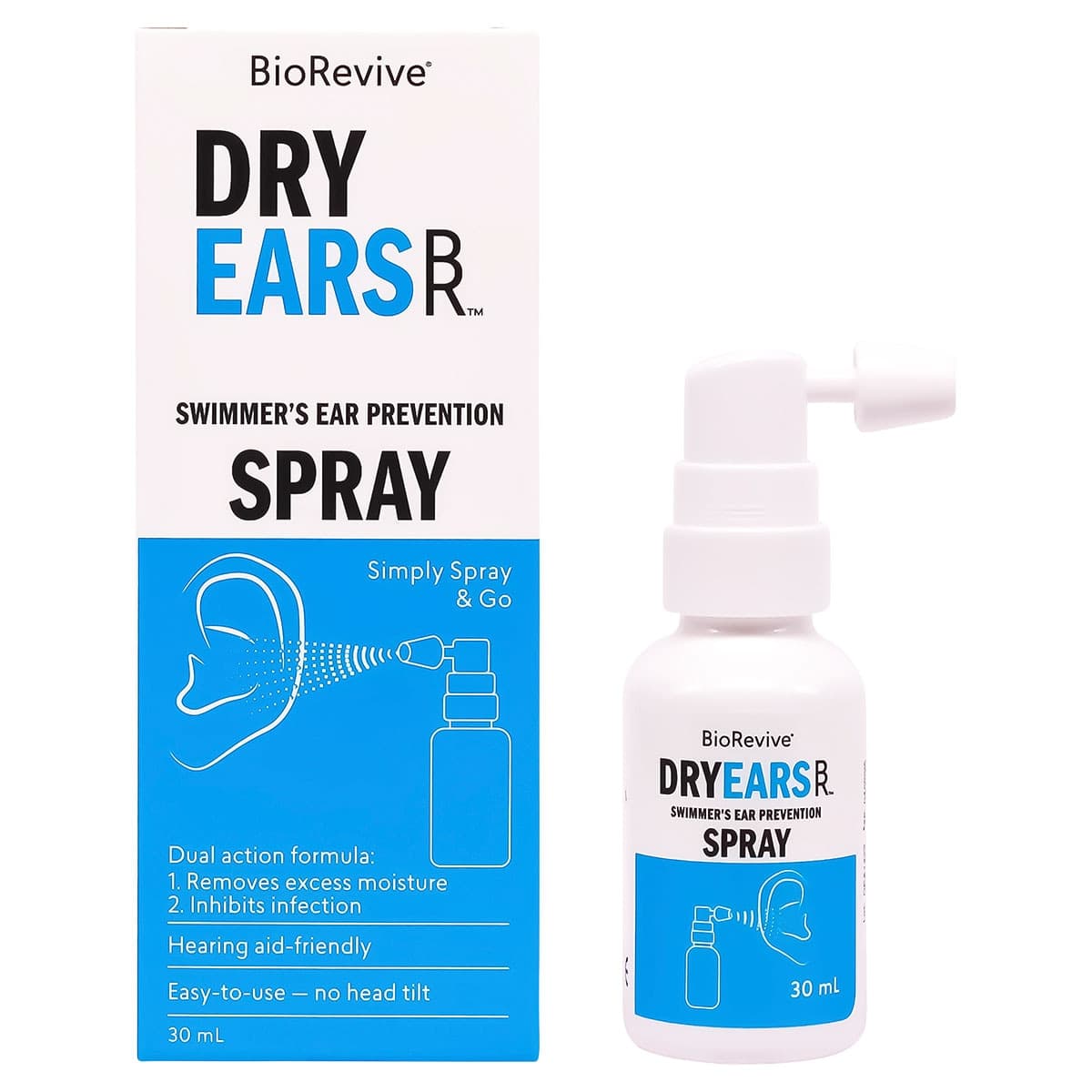 BioRevive DryEars Swimmers Ear Prevention Spray 30ml