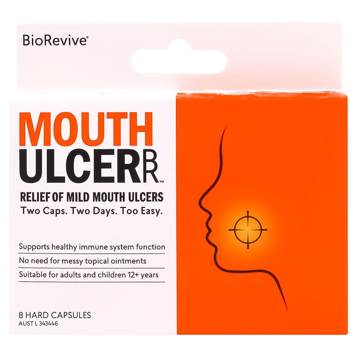 BioRevive Mouth Ulcer Relief 8 Capsules