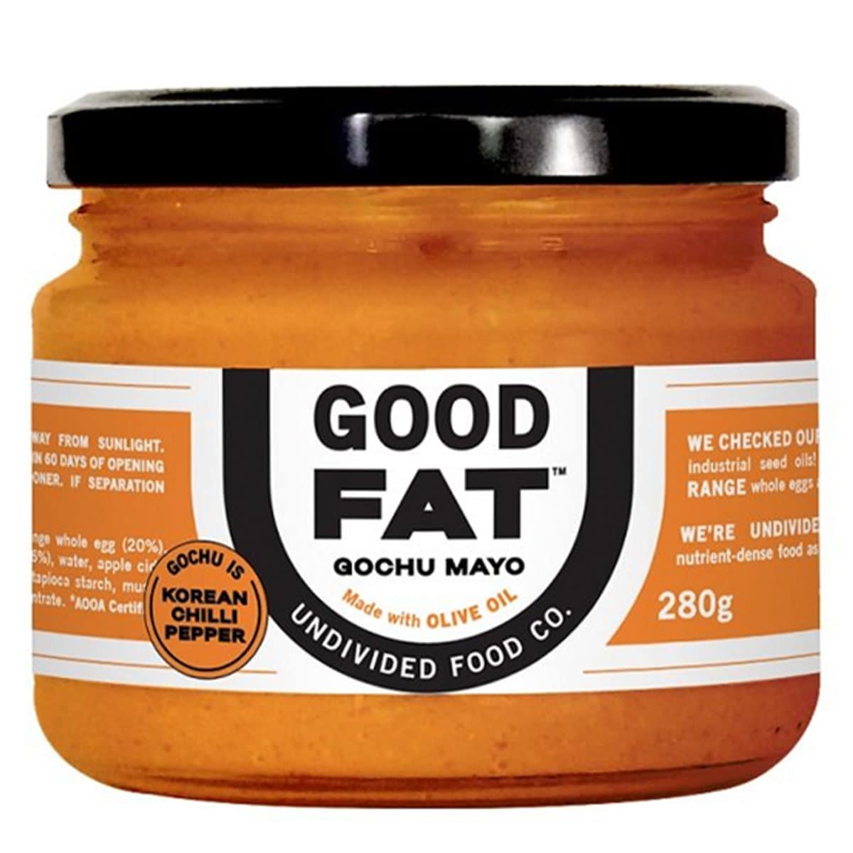 Undivided Food Co GOOD FAT Gochu Mayo 280g