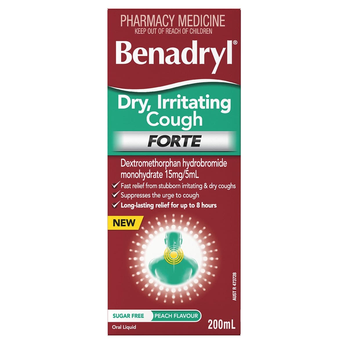 Benadryl Dry, Irritating Cough Forte 200ml