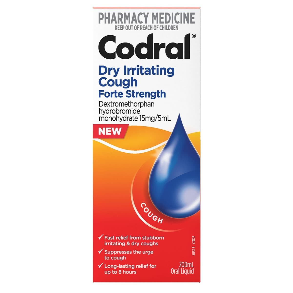 Codral Dry Irritating Cough Forte Strength 200ml