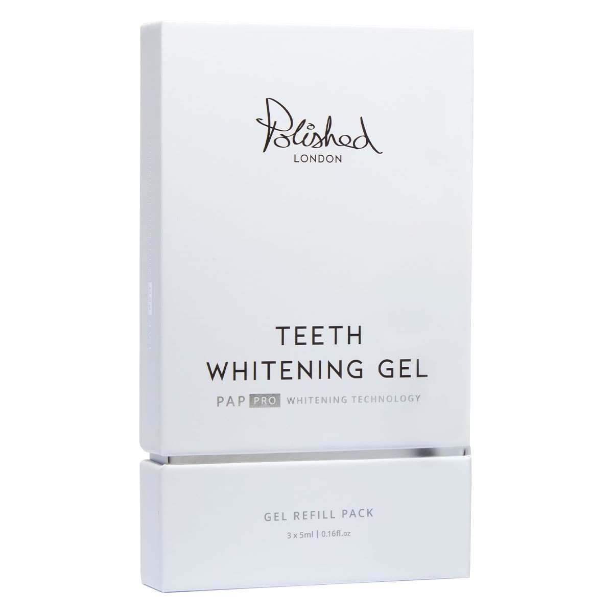 Polished London Teeth Whitening Gel Refill Pack 3 x 5ml