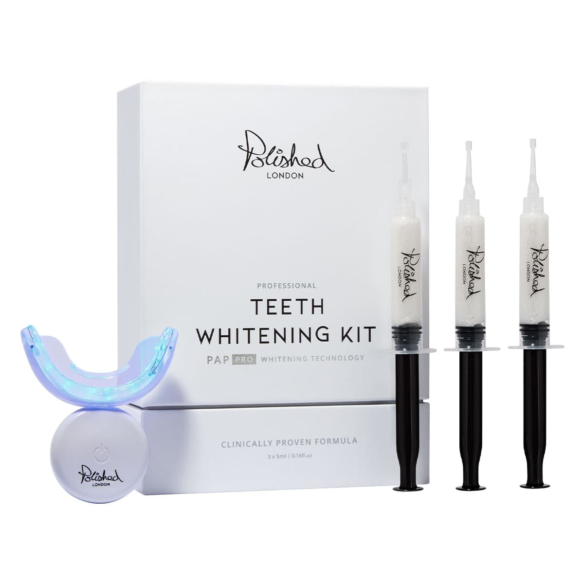 Polished London Teeth Whitening Kit 3 x 5ml