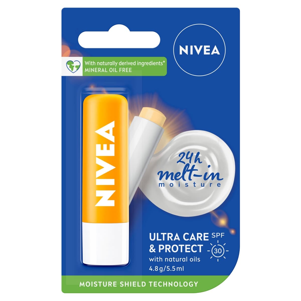 Nivea Ultra Care & Protect SPF30 Lip Balm 4.8g