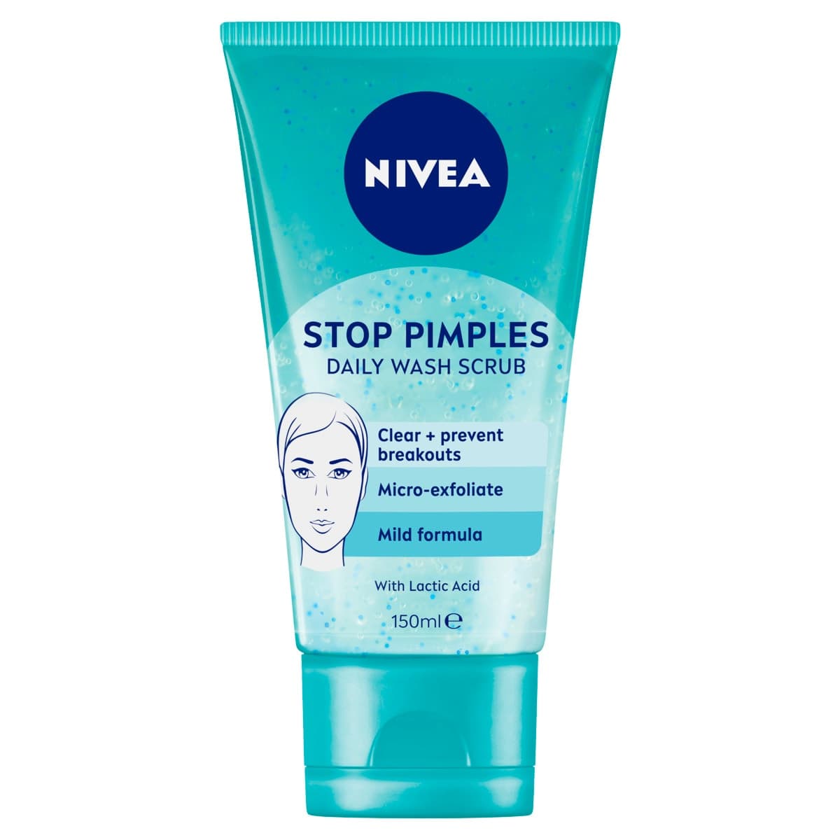 Nivea Stop Pimples Daily Wash Scrub 150ml