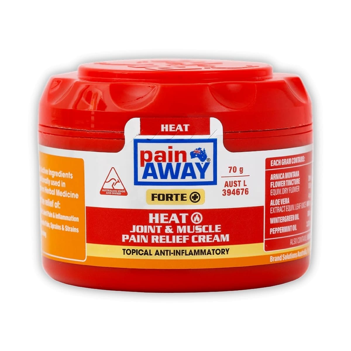 Pain Away Heat Joint & Muscle Pain Relief Cream 70g