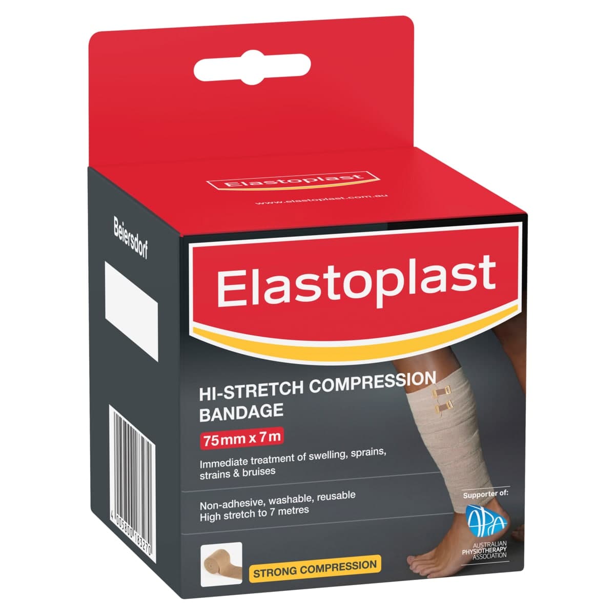 Elastoplast Sport Hi-Stretch Support & Compression Bandage 7.5cm x 7m Roll