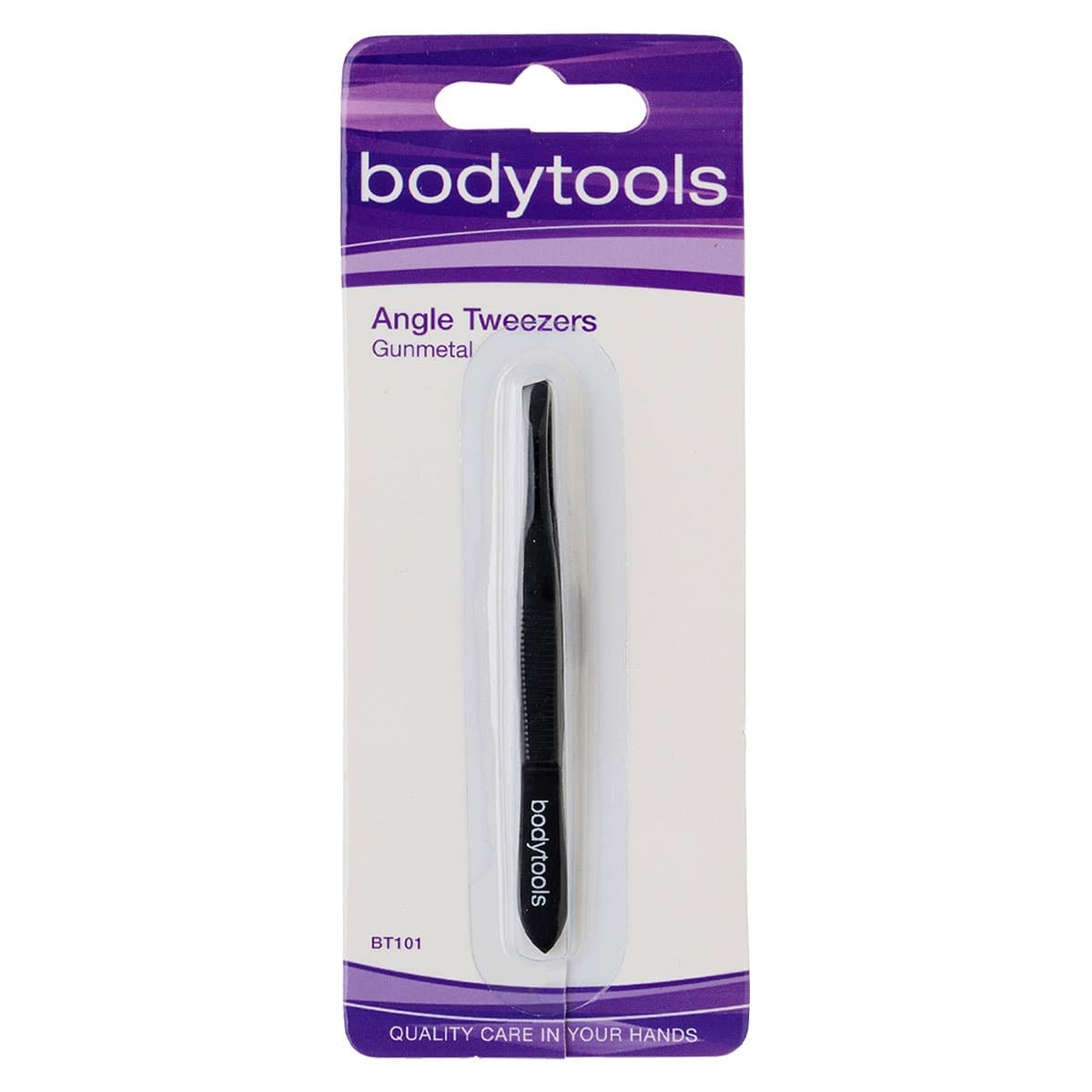 Bodytools Angle Tweezers Gunmental 1 Pack