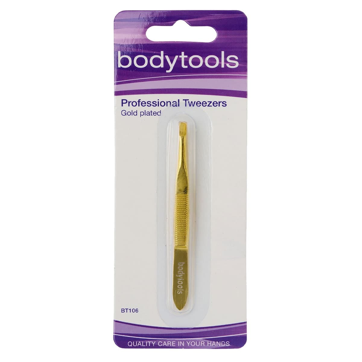 Bodytools Professional Tweezers Gold Plated 1 Pack