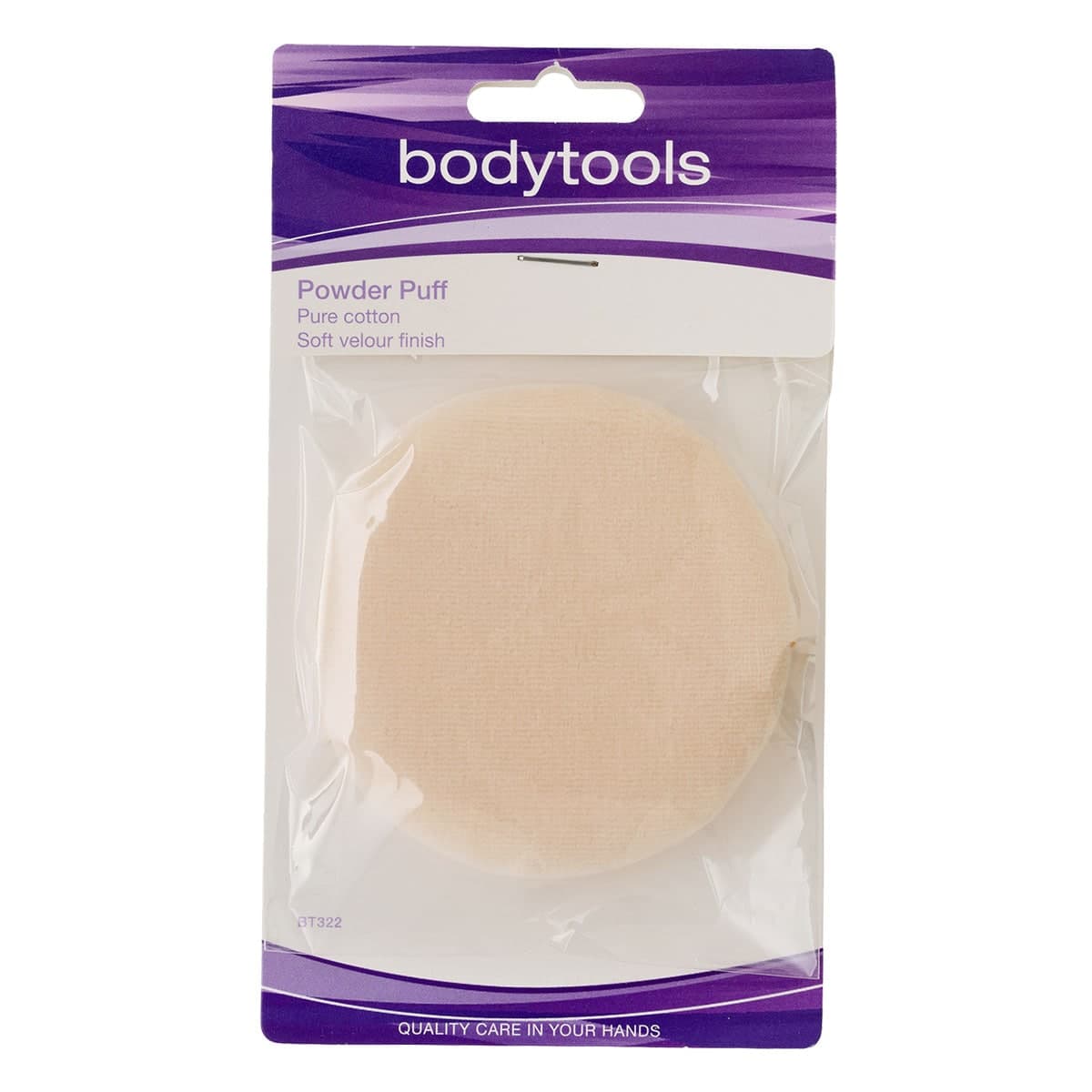Bodytools Velour Powder Puff 1 Pack Assorted Colours