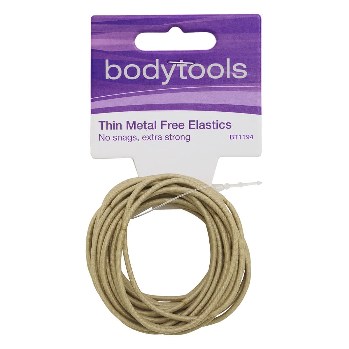 Bodytools Metal Free Thin Hair Elastics Blonde