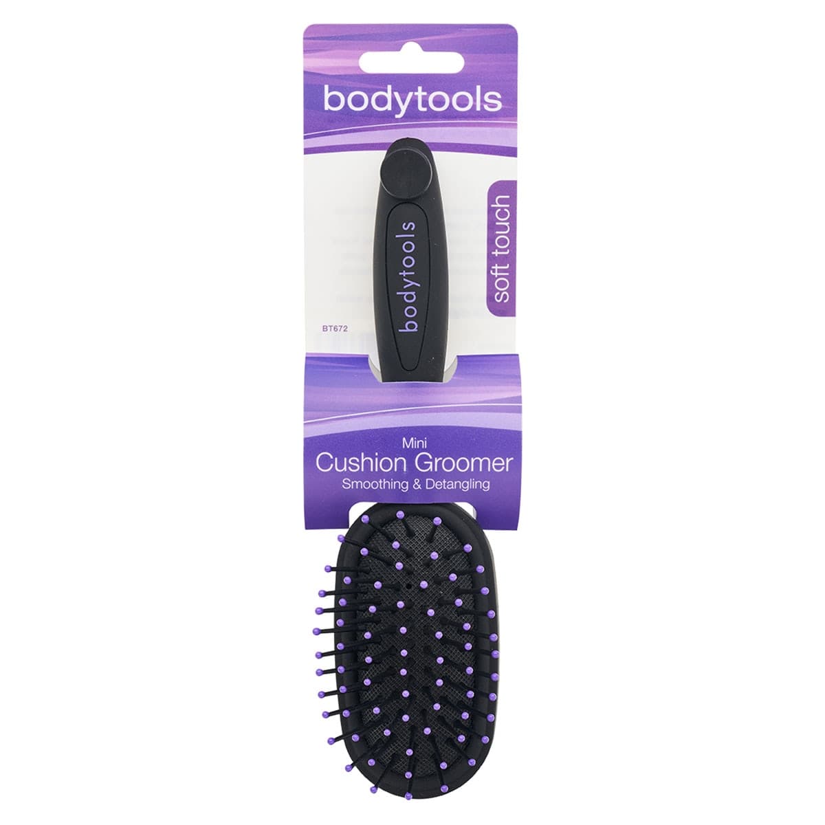 Bodytools Mini Cushion Groomer Hair Brush 1 Pack
