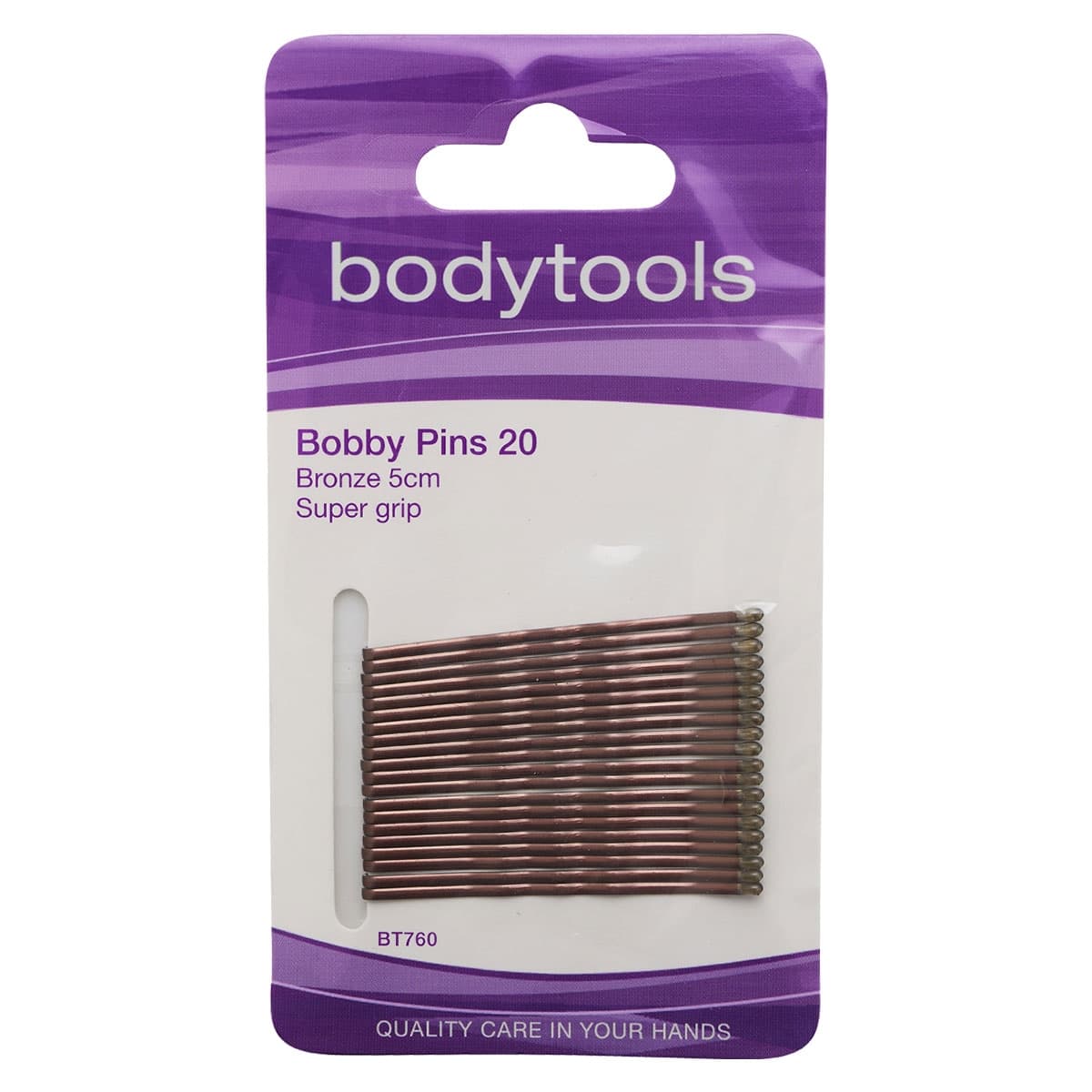 Bodytools Bobby Pins Bronze 5cm - 20 Pack