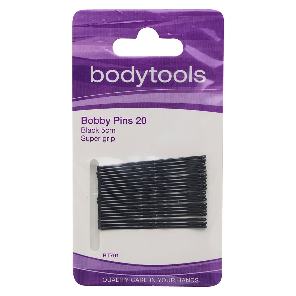 Bodytools Bobby Pins Black 5cm - 20 Pack