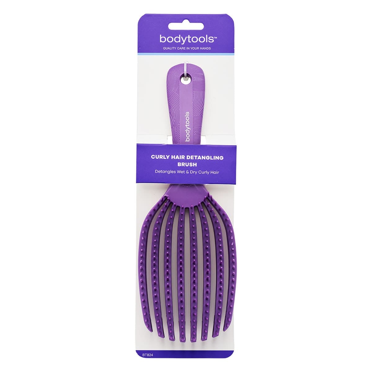 Bodytools Curly Hair detangling Brush 1 Pack Assorted Colours