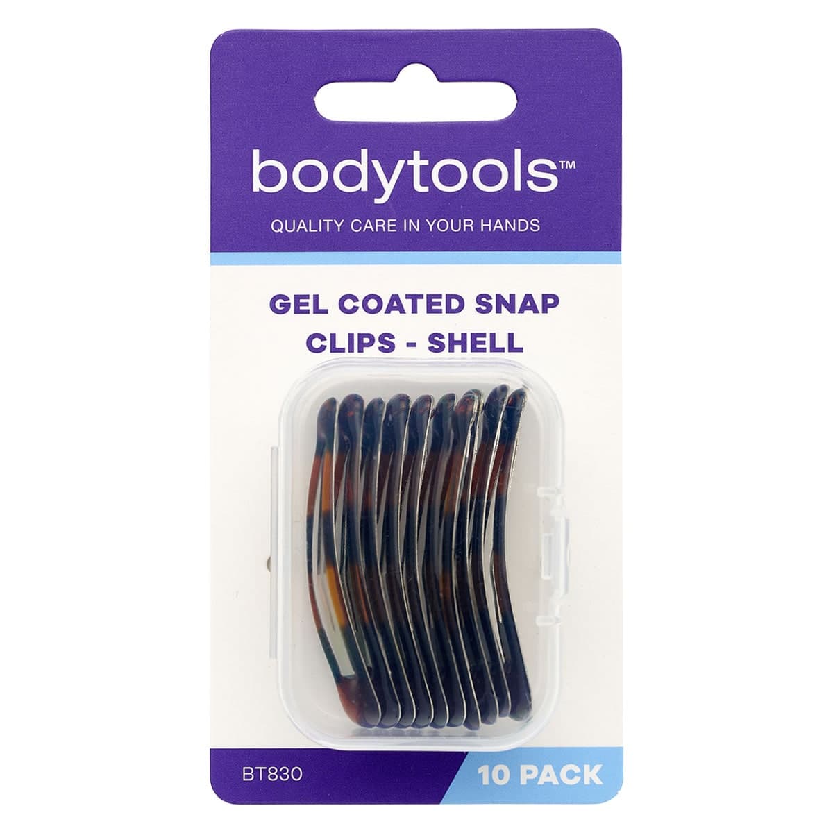 Bodytools Gel Coated Snap Clips Shell 10 Pack