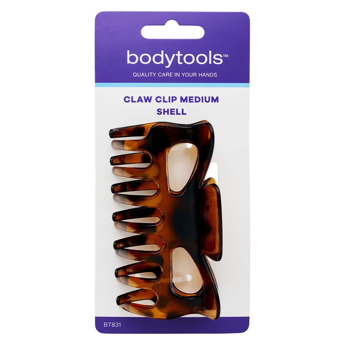 Bodytools Hair Claw Clip Medium Shell 1 Pack