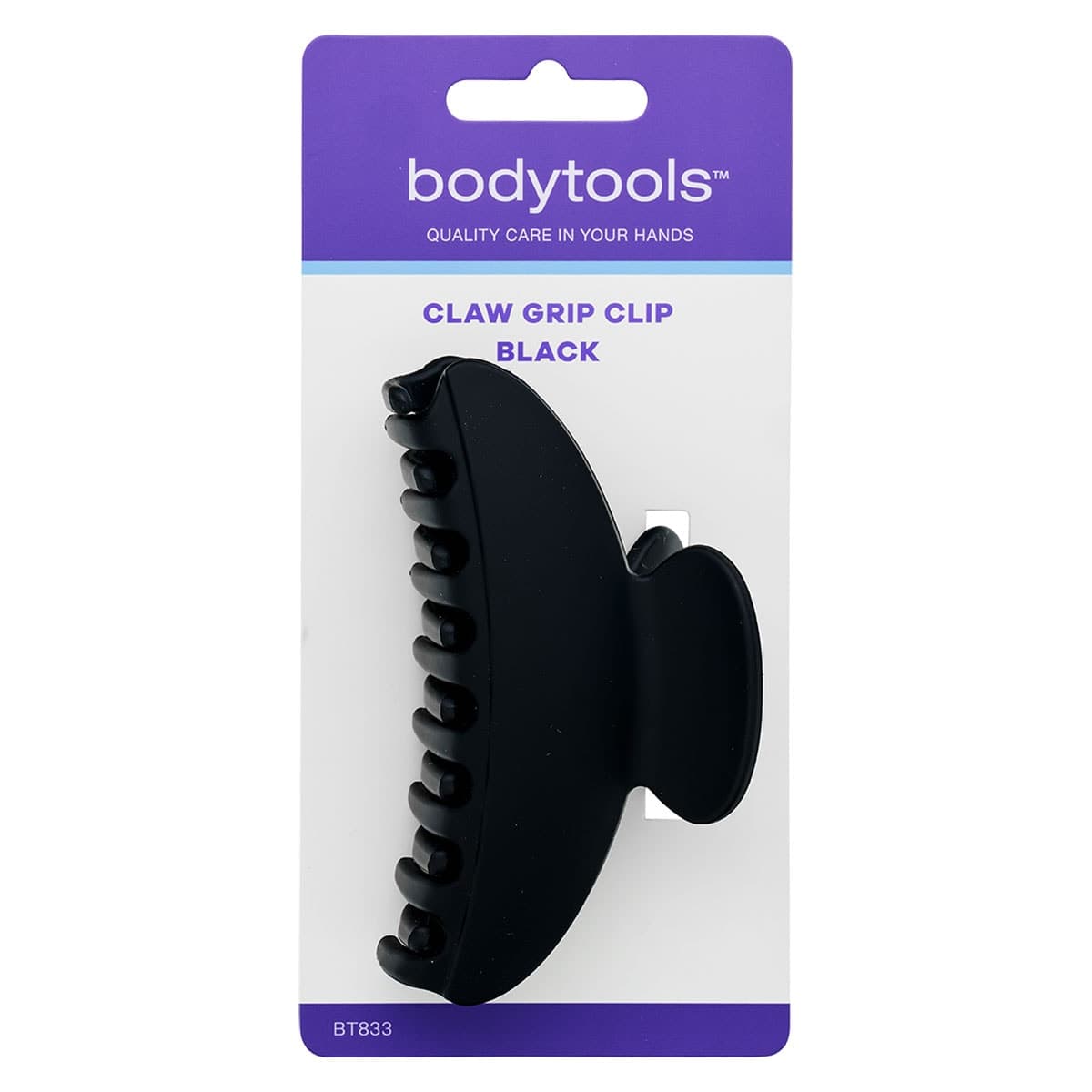 Bodytools Hair Claw Grip Clip Black 1 Pack