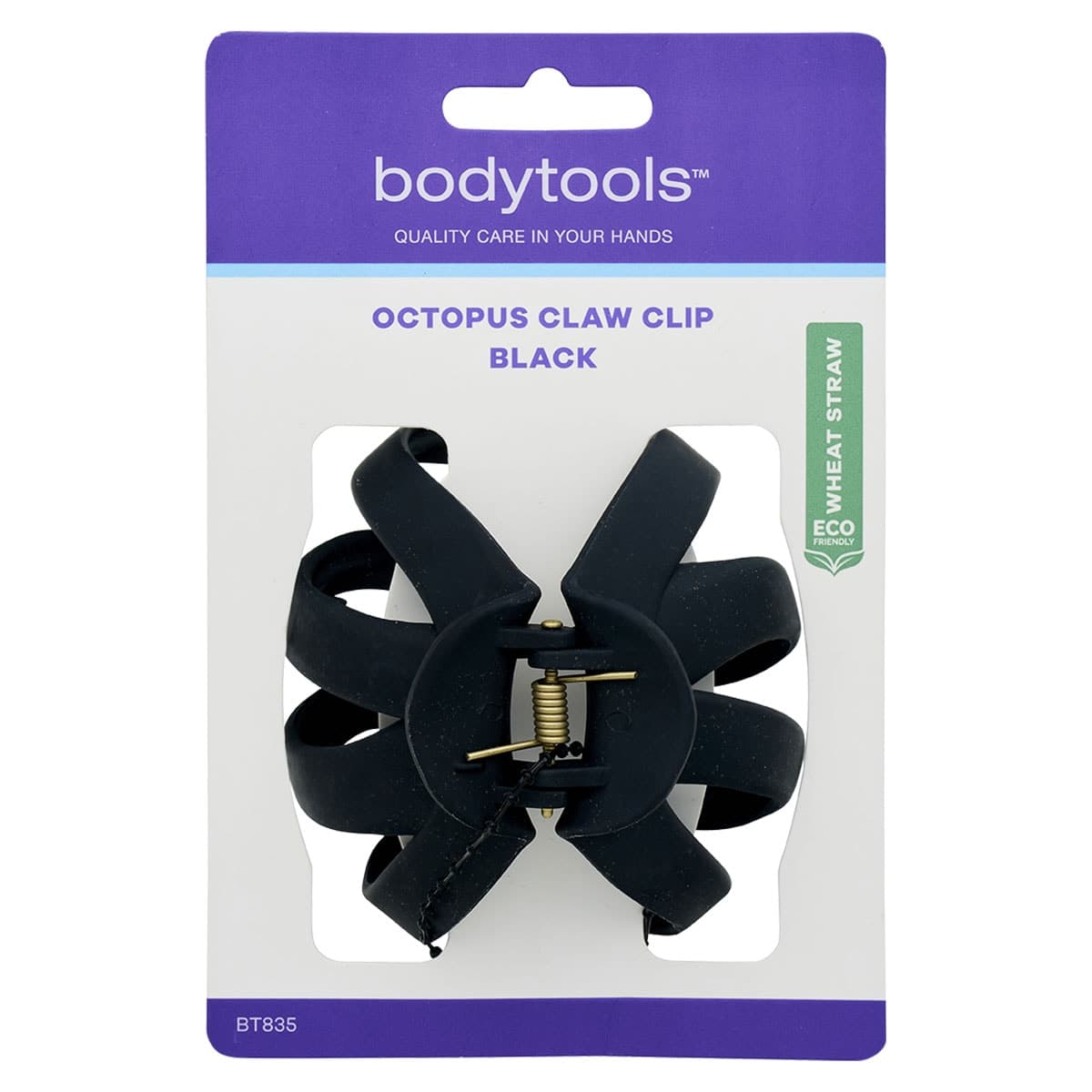 Bodytools Octopus Hair Claw Clip Black 1 Pack