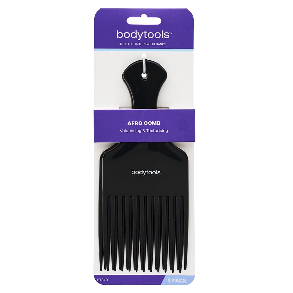Bodytools Afro Hair Comb 2 Pack