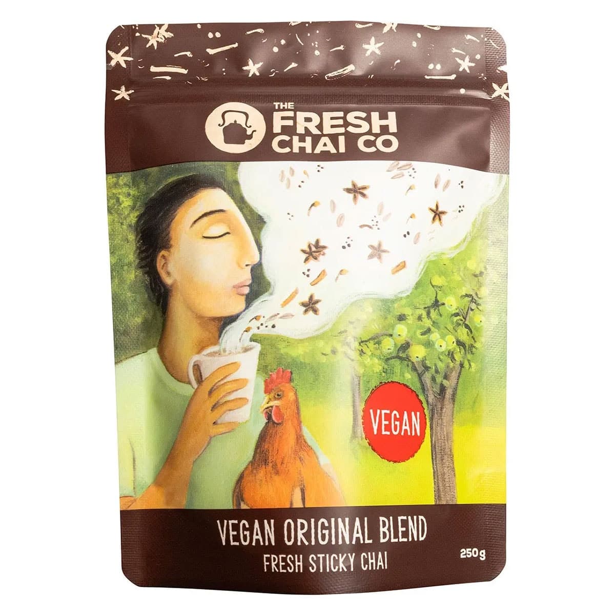 The Fresh Chai Co Vegan Original Blend Fresh Sticky Chai 250g