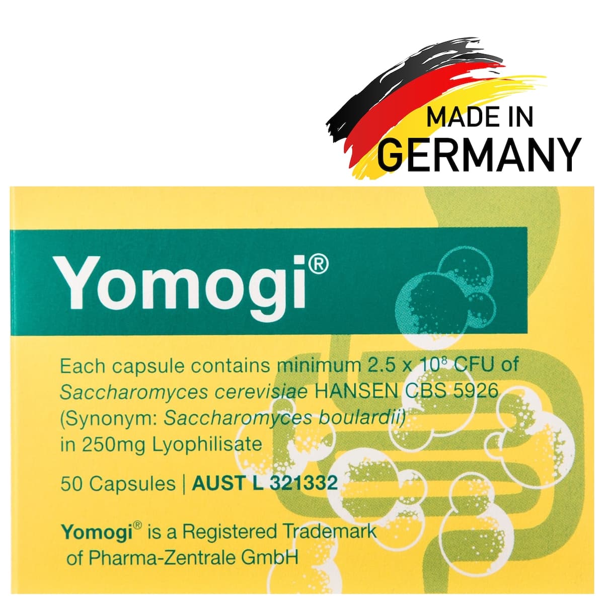 Yomogi Saccharomyces Boulardii 50 Capsules