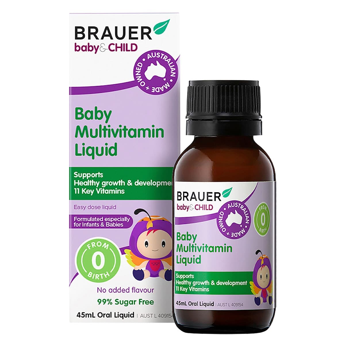 Brauer Baby & Child Liquid Multivitamin 45ml