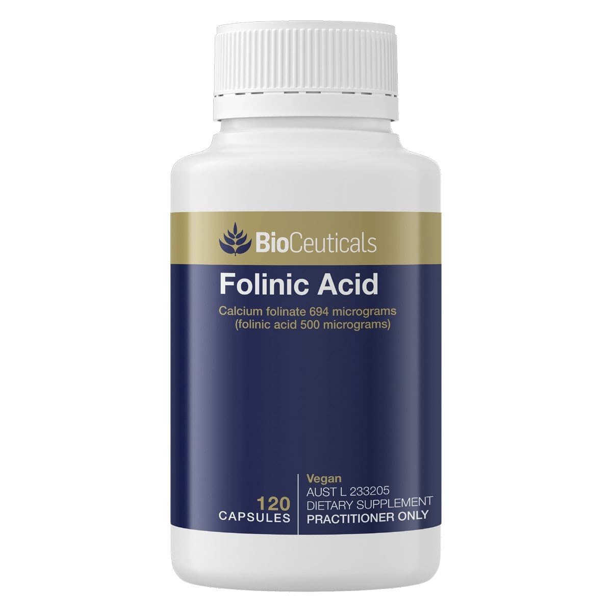 BioCeuticals Folinic Acid 120 Capsules