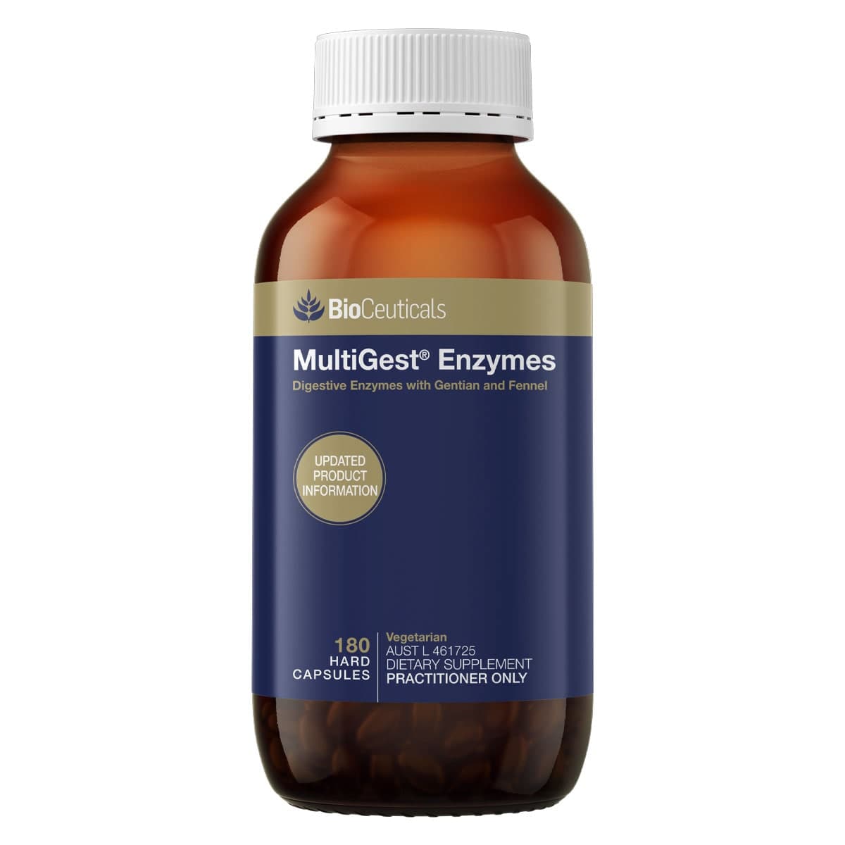 BioCeuticals MultiGest Enzymes 180 Capsules
