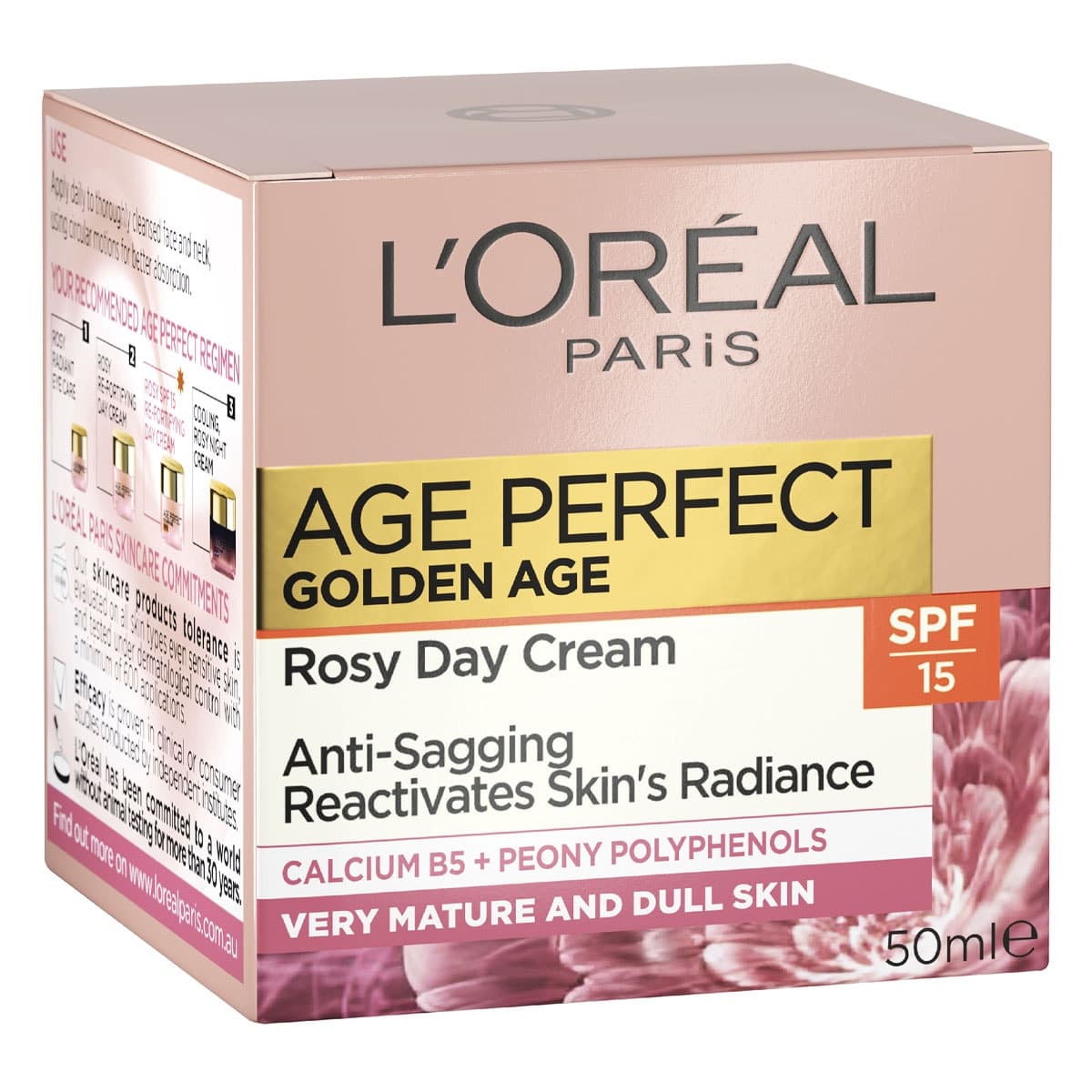 L'Oreal Age Perfect Golden Age Rosy Re-Densifying Day Cream SPF15 50ml