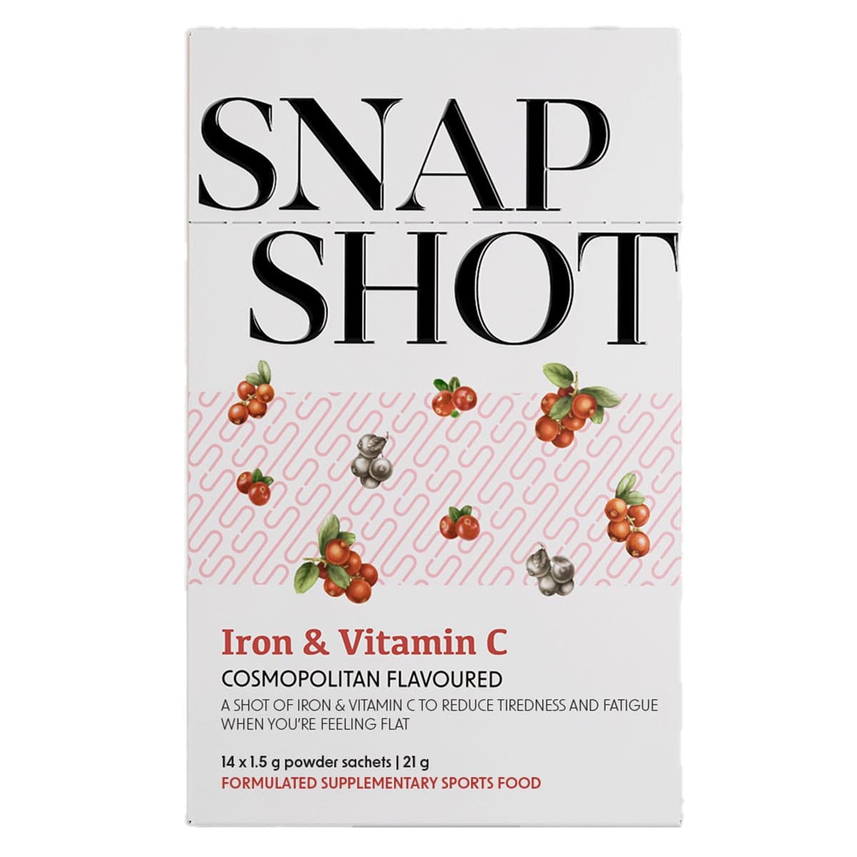 Perdays SnapShot - Iron & Vitamin C Cosmopolitan Flavour 14 x 1.5g Sachets