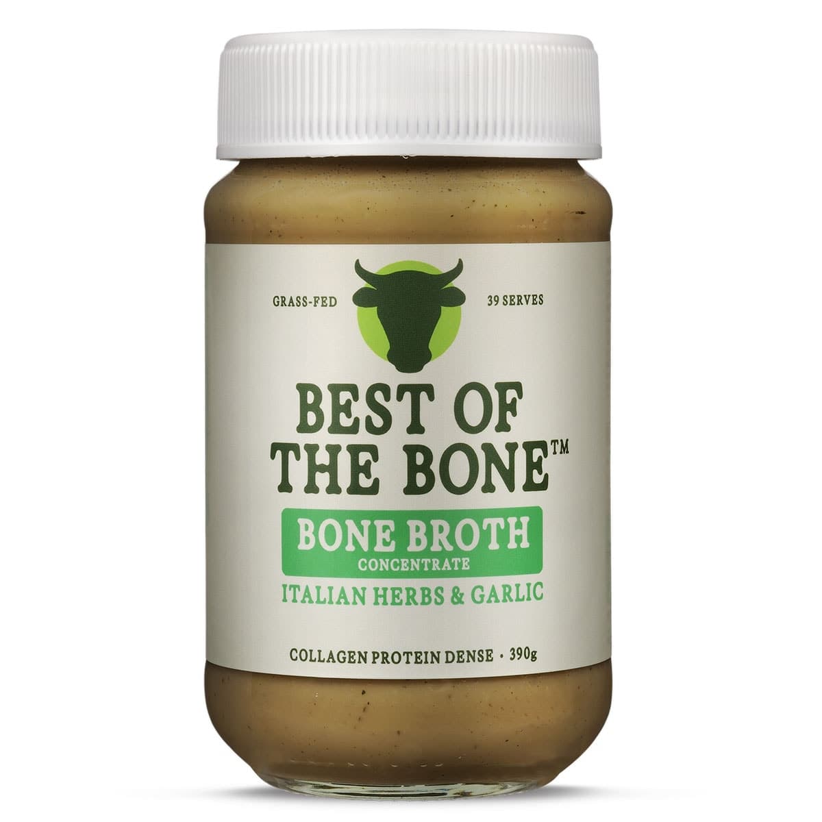 Best Of The Bone Italian Herbs & Garlic Bone Broth Concentrate 390g