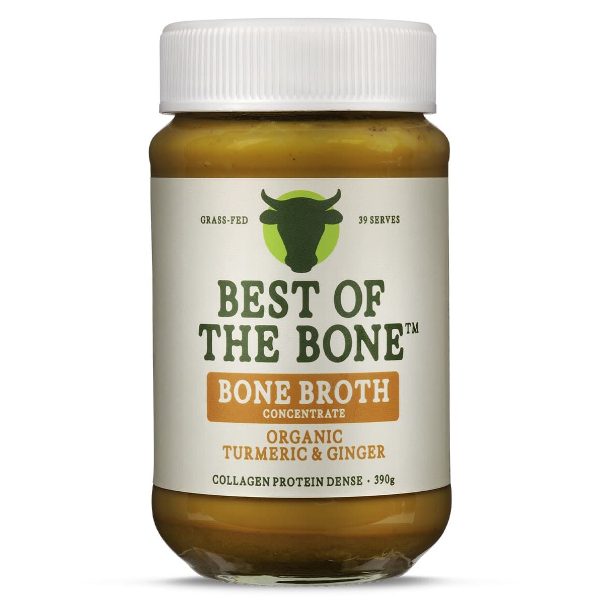 Best Of The Bone Turmeric Ginger & Pepper Bone Broth Concentrate 390g