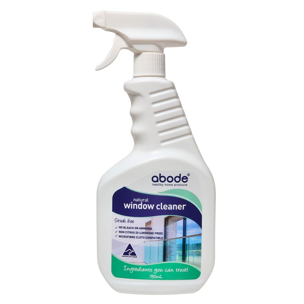 Abode Natural Window Cleaner 750ml