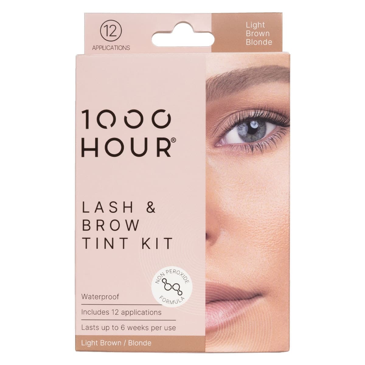 1000 Hour Lash & Brow Tint Kit Light Brown/Blonde