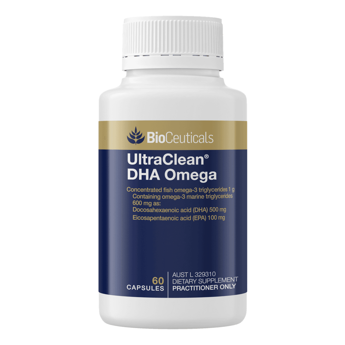 BioCeuticals UltraClean DHA Omega 60 Capsules