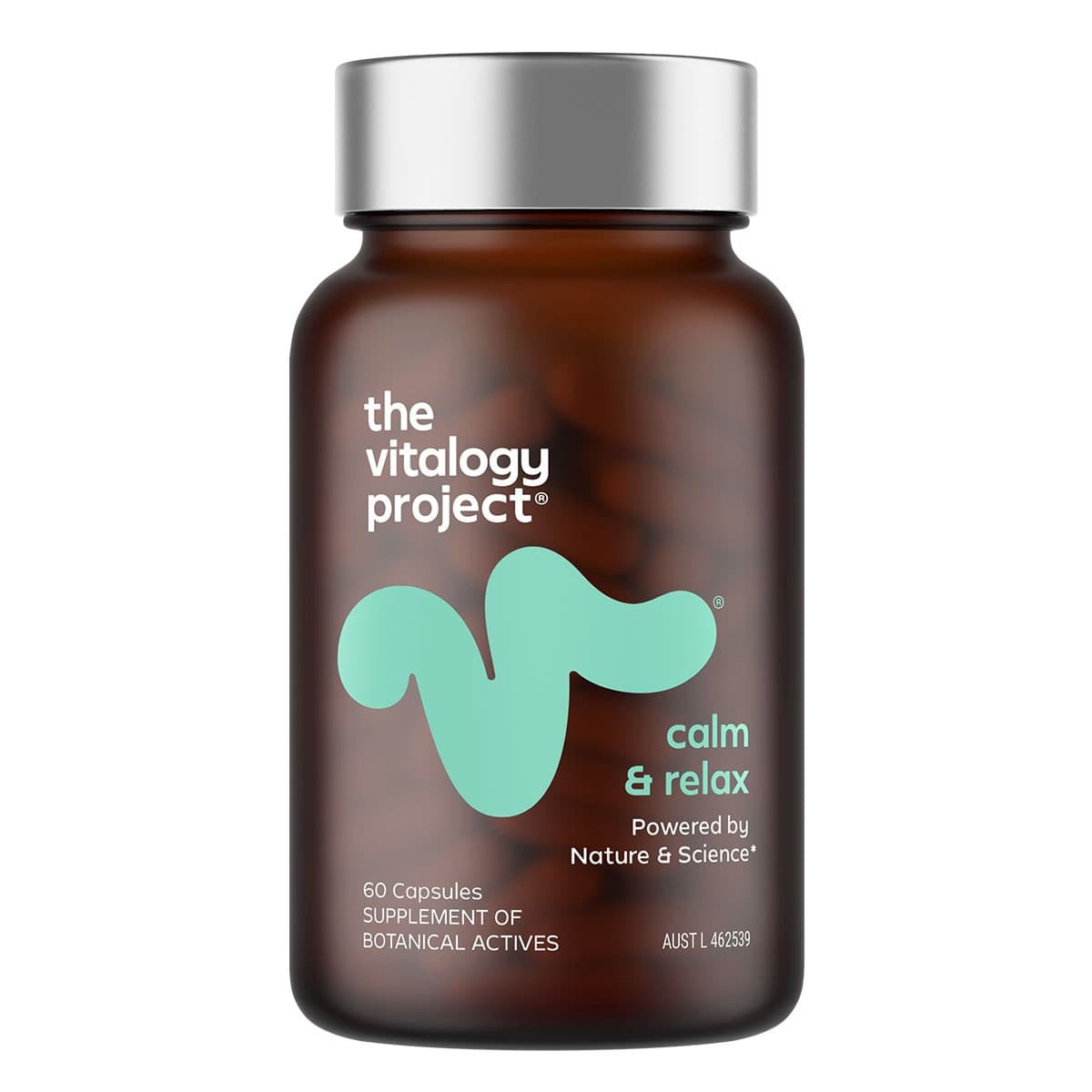 The Vitalogy Project Calm And Relax 60 Capsules