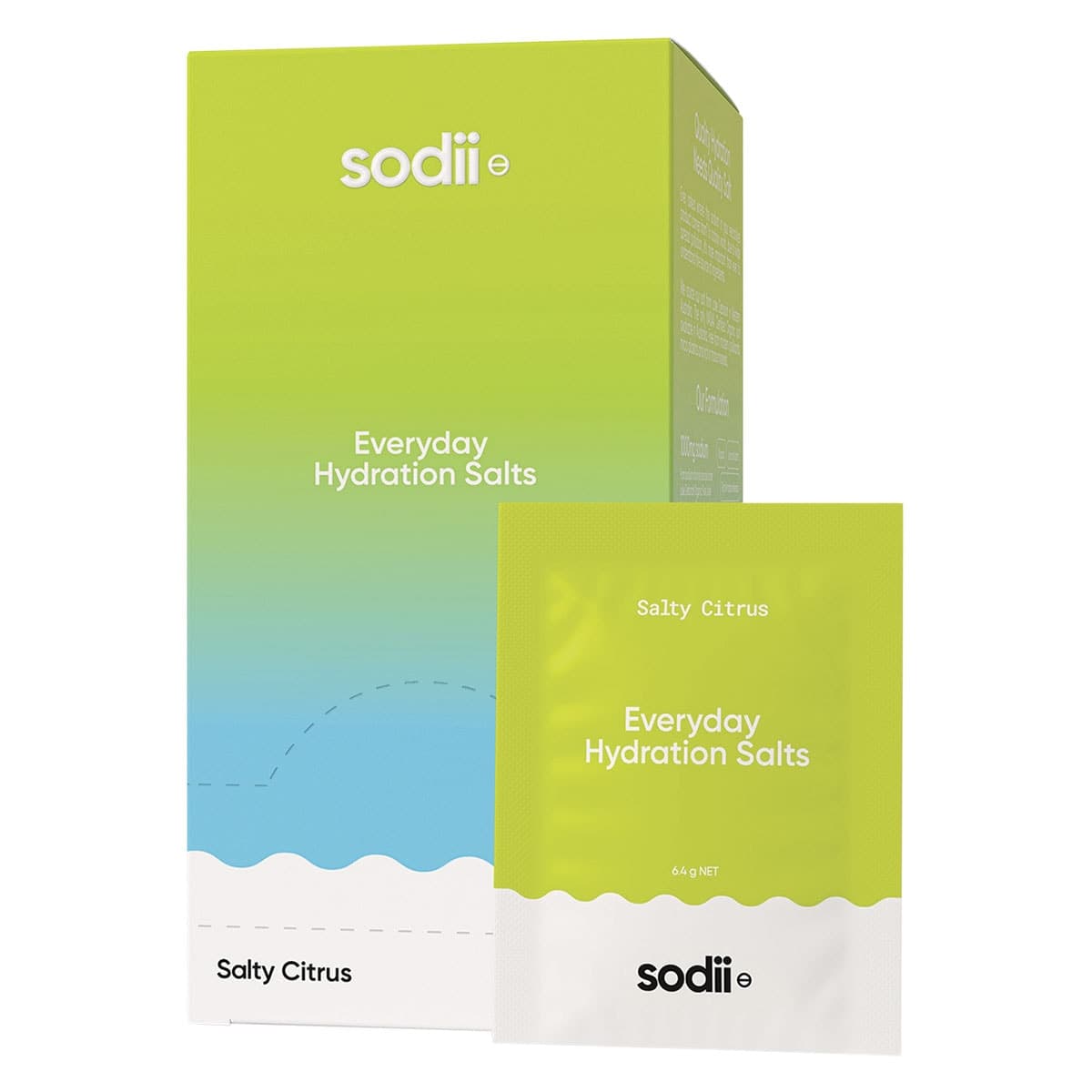 Sodii Everyday Hydration Salts Salty Citrus 30 Sachets
