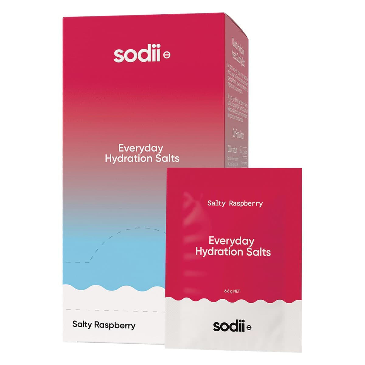 Sodii Everyday Hydration Salts Salty Raspberry 30 Sachets