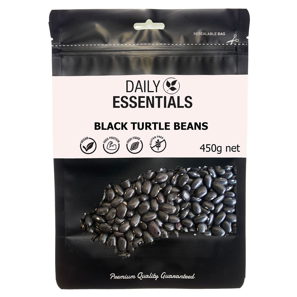Daily Essentials Black Turtle Beans 450g