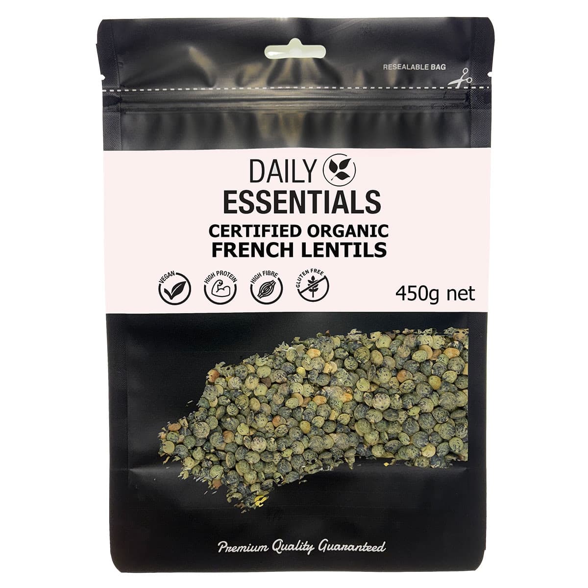 Daily Essentials Organic French Lentils 450g