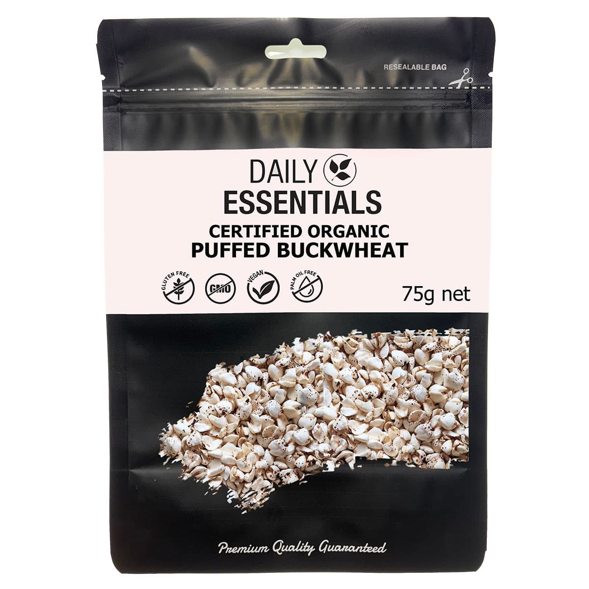 Daily Essentials Organic Puffed Buckwheat 75g