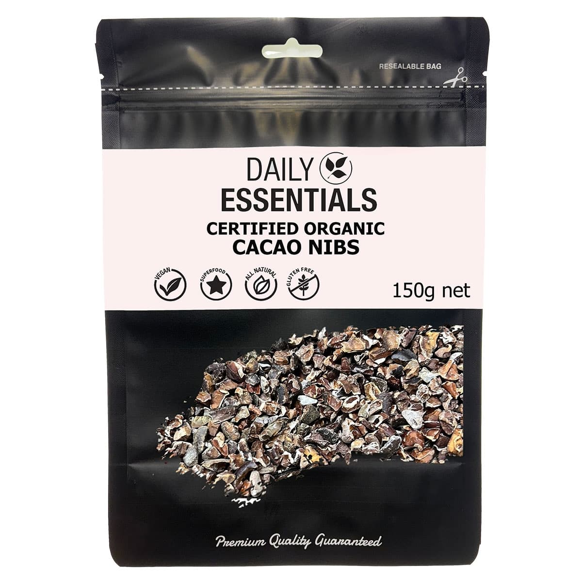 Daily Essentials Organic Cacao Nibs 150g
