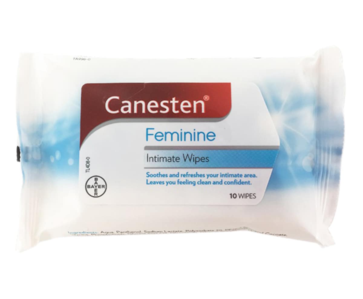 Canesten Feminine Intimate Wipes 10 Pack