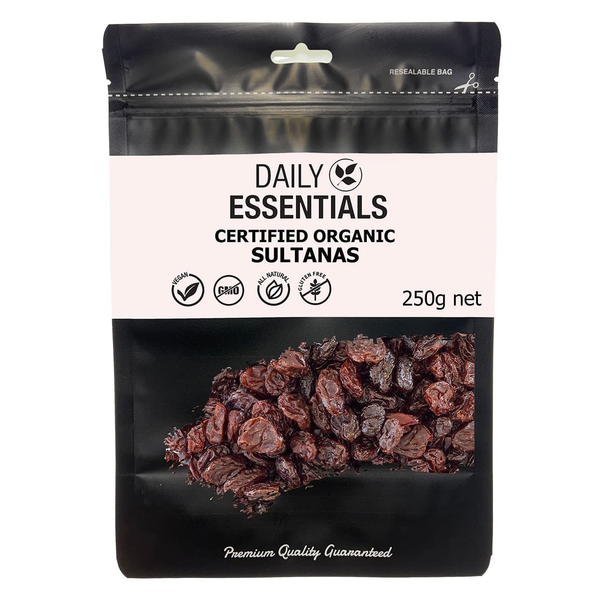 Daily Essentials Organic Sultanas 250g