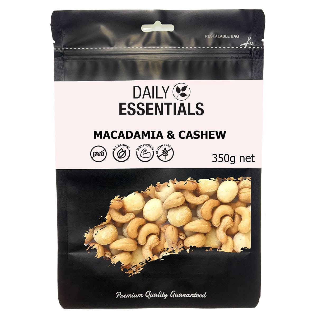 Daily Essentials Macadamia & Cashew Mix 350g