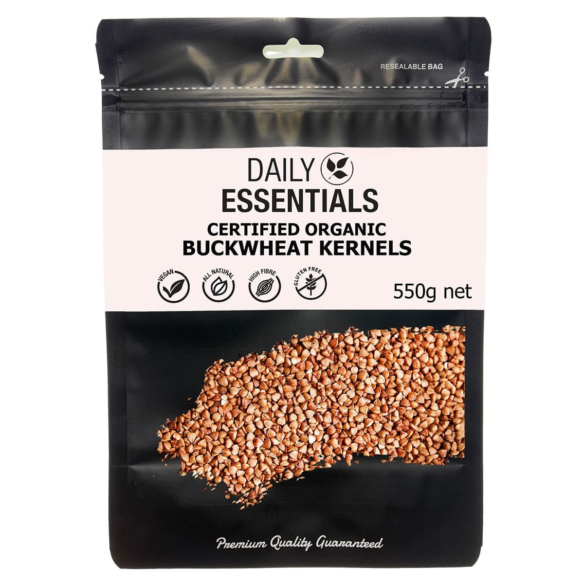 Daily Essentials Organic Buckwheat Kernels 550g