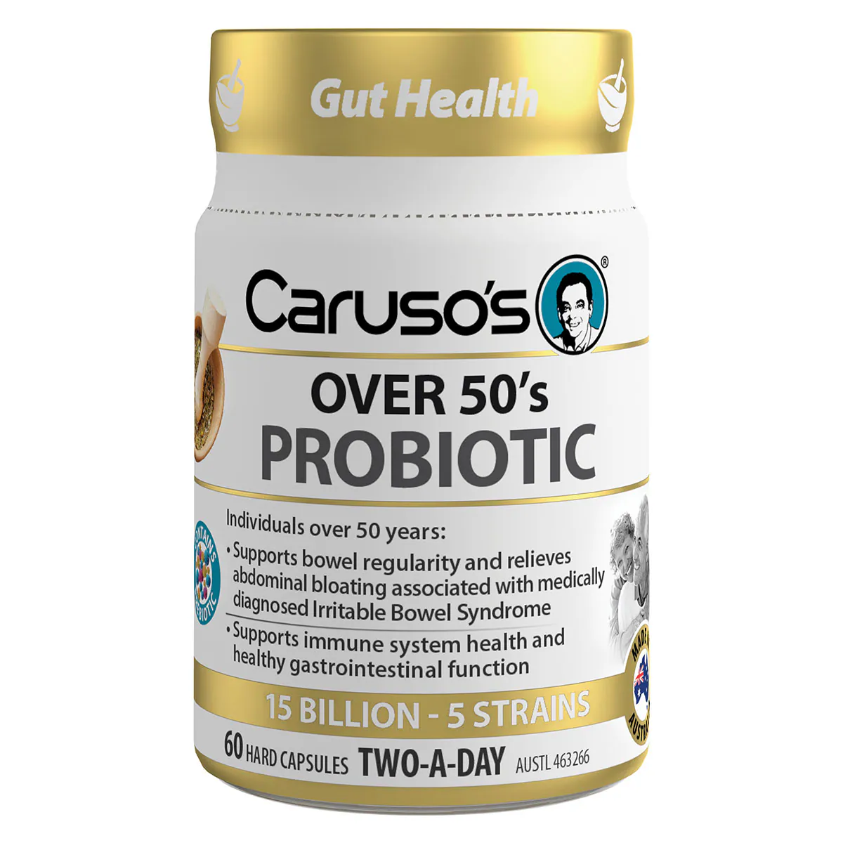 Carusos Over 50s Probiotic60 Capsules