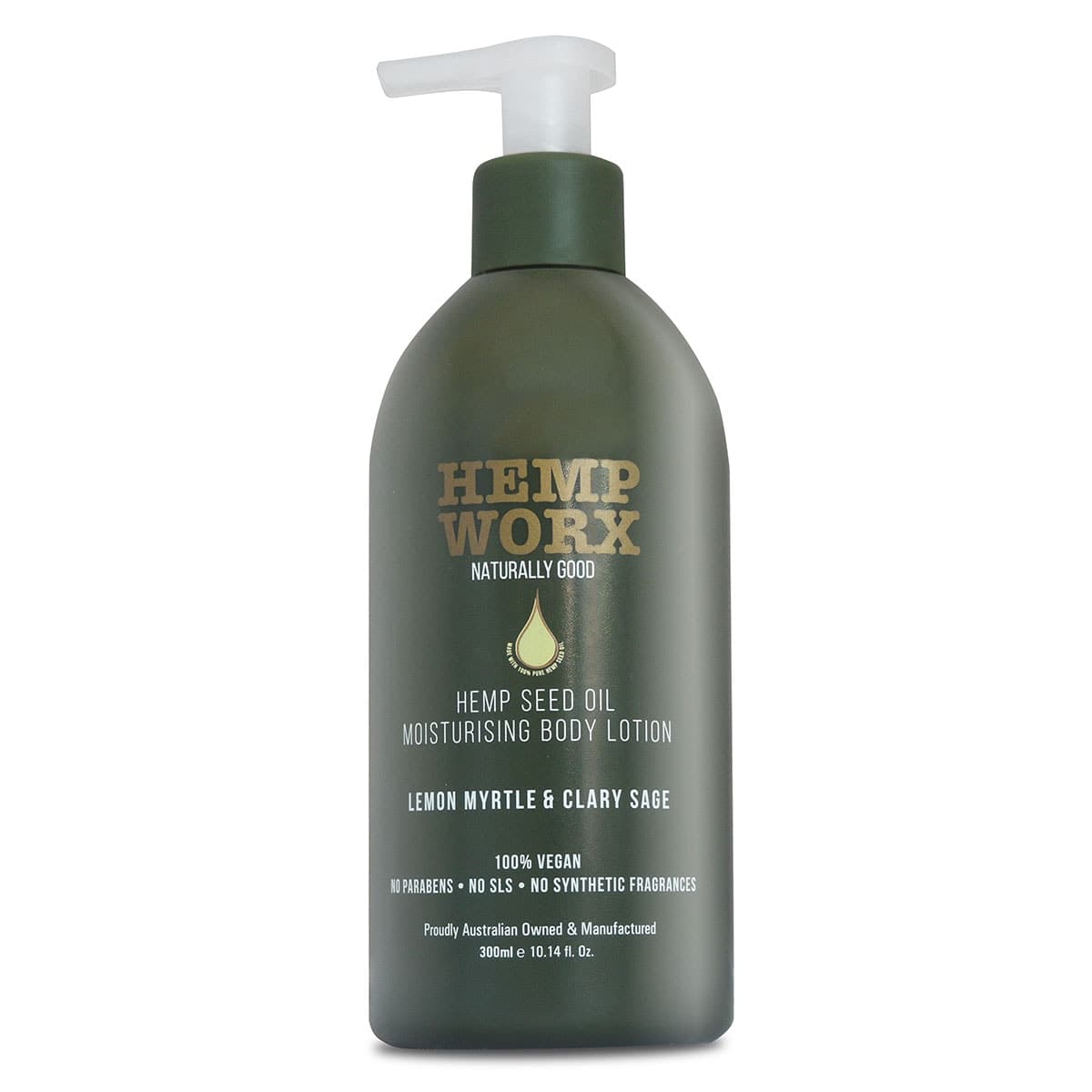 Hemp Worx Lemon Myrtle Body Lotion 300ml