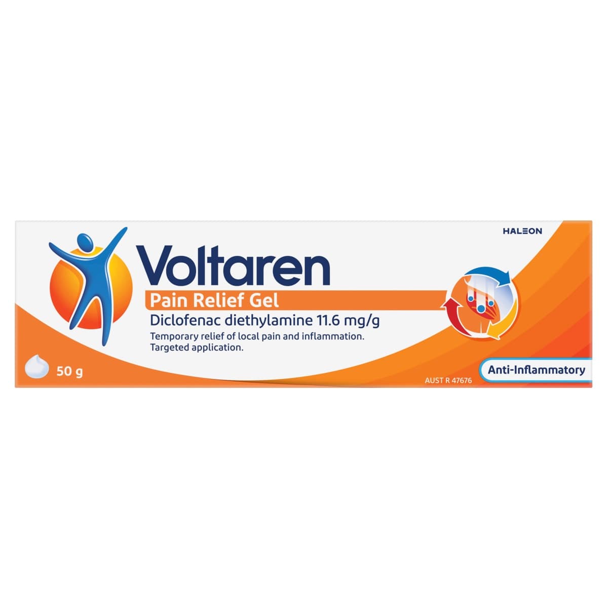 Voltaren Emulgel Muscle & Back Pain Relief 50g